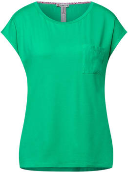 Street One T-shirt Mit Raffungen (A316195) yucca green