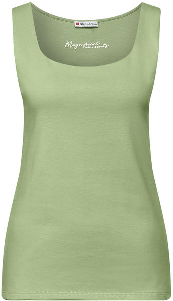 Street One Basic-top In Unifarbe (A315850) faded green