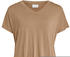 Vila Vibelis V-neck S/s Top/su - Noos (14063361) tigers eye