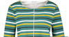 Gerry Weber T-shirt 3/4 Sleeve (570057-44098) green ringel