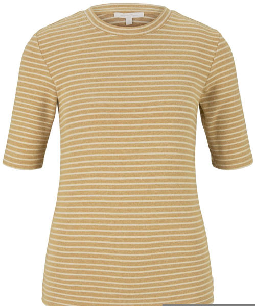 Tom Tailor Denim Damen-shirt (1027257) camel beige stripe