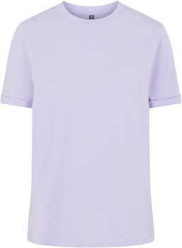 Pieces Pcria Ss Fold Up Solid Tee Noos Bc (17086970) lavender 2