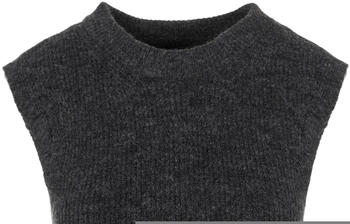 Pieces Pcellen O-neck Knit Vest Noos Bc (17117745) dark grey melange