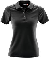 Maier Sports Funktionspoloshirt "Ulrike" in Schwarz, Gr&ouml;&szlig;e 38, Damen