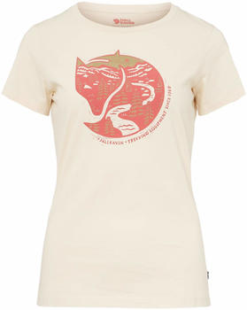 Fjällräven Arctic Fox Print T-Shirt W chalk white