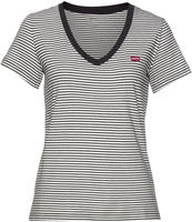 Levis V-Shirt "PERFECT VNECK" mit Mini-Batwing-Logostickerei