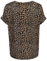 ONLY Kurzarmshirt "ONLMOSTER &ndash; Shirt mit Animal-Print und lockerem Schnitt"