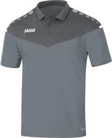 Jako 6320-40-42, JAKO Sport-Polo Champ 2.0 (100% Polyester) grau Damen, Gr&ouml;&szlig;e: 42