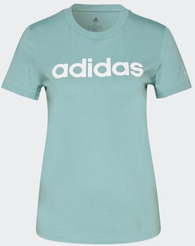 Adidas Sportswear LOUNGEWEAR Essentials Slim Logo Tee mint ton (H07830)