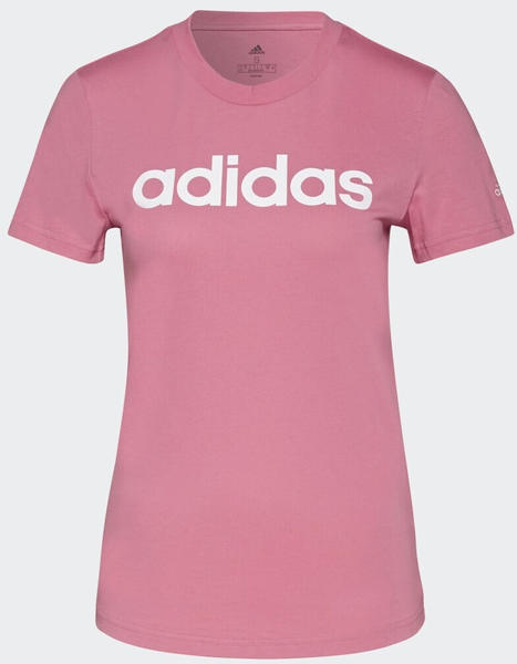 Adidas Sportswear LOUNGEWEAR Essentials Slim Logo Tee rose ton (H07831)