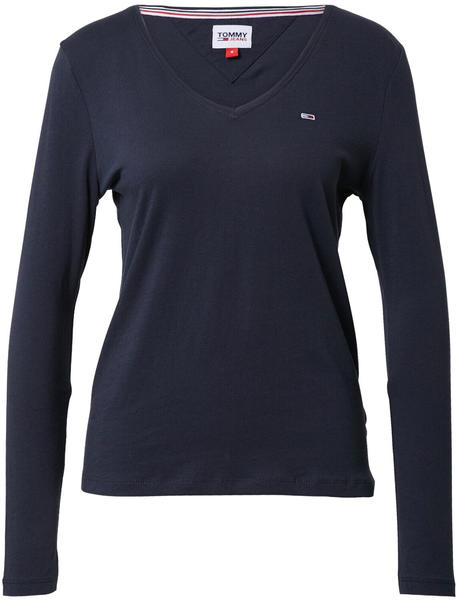 Tommy Hilfiger Essential V-Neck Long Sleeve T-Shirt (DW0DW09101) twilight navy