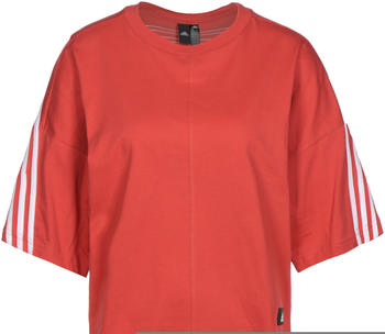Adidas Woman Sportswear Future Icons 3-Stripes T-Shirt crew red/white (GN1839)