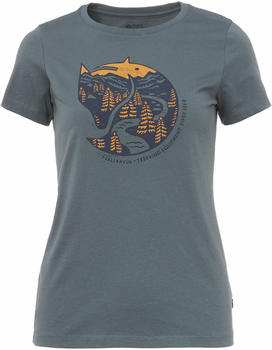 Fjällräven Arctic Fox Print T-Shirt W dusk