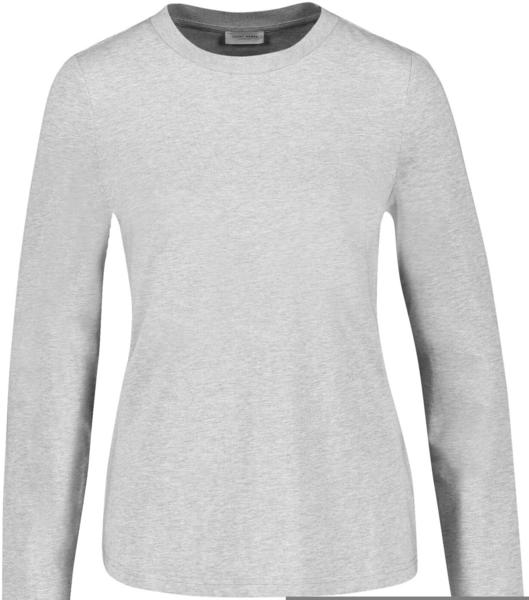 Gerry Weber Basic Langarmshirt (670237-35040) cloudy grey-melange