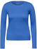 Cecil Basic Shirt In Unifarbe (B316936) just blue