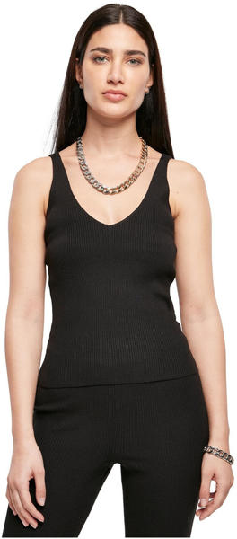 Urban Classics Ladies Rib Knit Top (TB4737-00007-0037) black