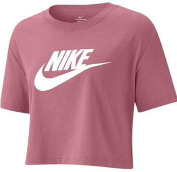 Nike Cropped T-Shirt Essential (BV6175) desert berry/white