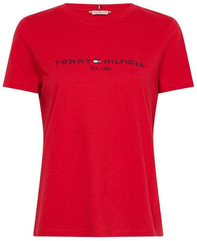 Tommy Hilfiger Essential Crew Neck Logo T-Shirt (WW0WW28681) blazer red