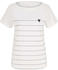 Tom Tailor Gestreiftes T-Shirt (1030420) whisper white