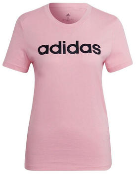 Adidas Sportswear LOUNGEWEAR Essentials Slim Logo Tee light pink/black