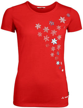 VAUDE Women's Skomer Print T-Shirt mars red