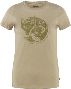 Fjällräven Arctic Fox Print T-Shirt W sand stone
