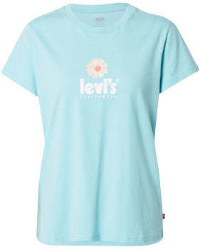 Levi's The Perfect Graphic Tee postre logo daisy chest angel blue (17369-1818)