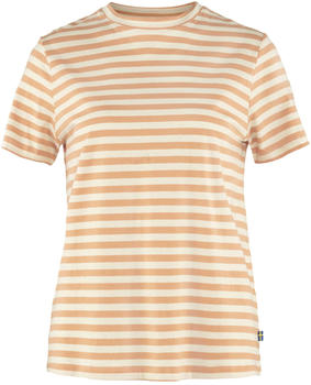 Fjällräven Art Striped T-shirt W landsort pink/chalk white