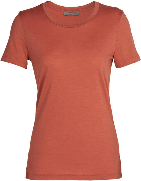 Icebreaker Women's Merino Tech Lite II Short Sleeve T-Shirt (0A59J9) clay