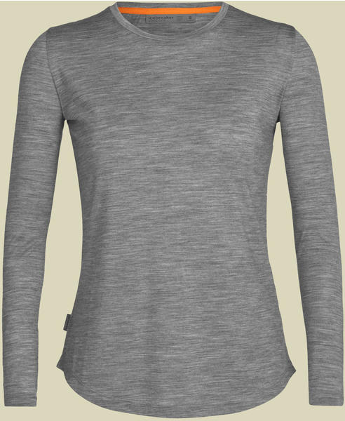 Icebreaker Women's Merino Sphere II Long Sleeve T-Shirt metro heather