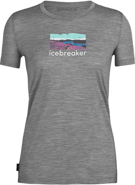 Icebreaker Women's Merino Tech Lite II Short Sleeve T-Shirt Trailhead metro heather