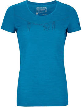 Ortovox 120 Cool Tec Wool Wash TS W heritage blue