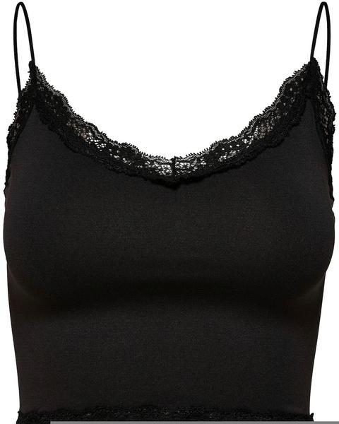 Only Vicky Lace Top black