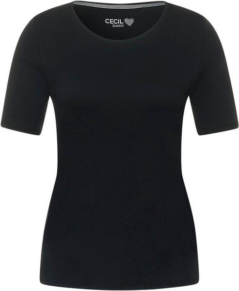 Cecil Lena Basic T-Shirt black