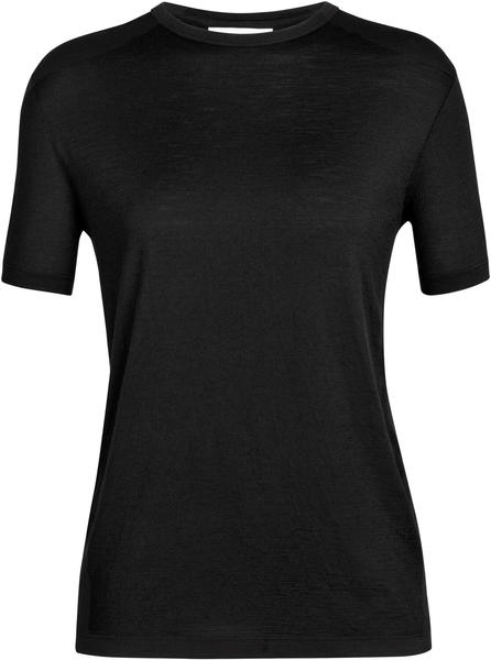 Icebreaker Women's Merino Granary Short Sleeve T-Shirt (0A56EM) black