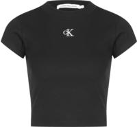 Calvin Klein Jeans T-Shirt J20J218337 Schwarz Slim Fit Female
