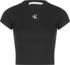 Calvin Klein Cropped T-Shirt (J20J218337) ck black