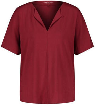 Gerry Weber Shirt mit offenem Ausschnitt EcoVero (1_670132-44017_60692) Dark Cherry