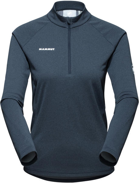 Mammut Aegility Half Zip Longsleeve Women marine melange-white