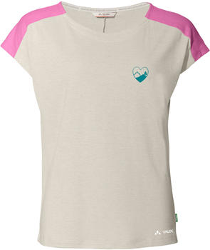 VAUDE Women's Neyland T-Shirt ecru/dragon fruit
