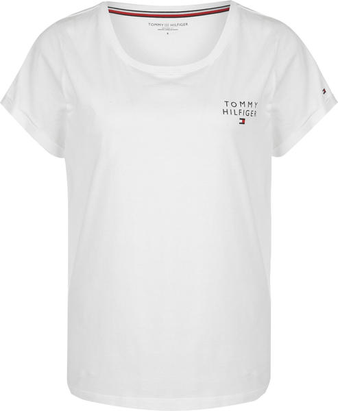 Tommy Hilfiger Cuffed Sleeve T-Shirt (UW0UW04525) white