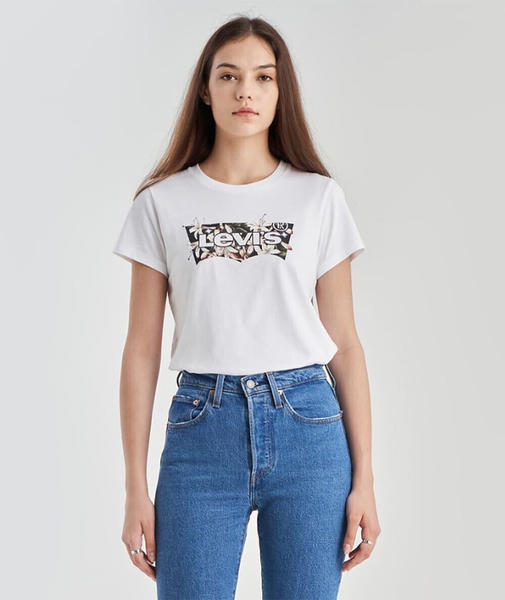 Levi's The Perfect Short Sleeve T-shirt white (17369-2050)