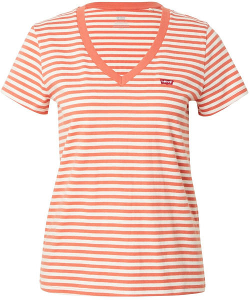 Levi's The Perfect V Neck Short Sleeve T-shirt orange (85341-0042)