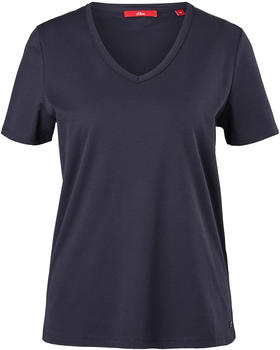 S.Oliver T-Shirt aus Baumwolle (04.899.32.6898) blau