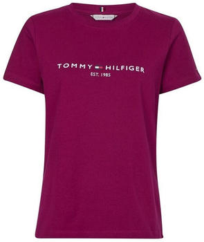 Tommy Hilfiger Essential Crew Neck Logo T-Shirt (WW0WW28681) italian wine