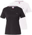 Tommy Hilfiger 2-Pack Soft Jersey Short Sleeve T-Shirt (DW0DW11459) black/white