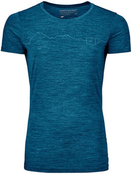 Ortovox 150 Cool Mountain W T-Shirt petrol blue blend