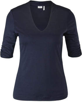 S.Oliver T-Shirt mit V-Ausschnitt (2122592.5959) blau