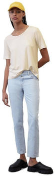 Marc O'Polo Rundhals-T-Shirt regular white cotton aus LENZING™ ECOVERO™ (M02205251229)