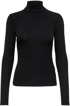 Only Sille Long Sleeve Roll Neck Schwarz (15256046)
